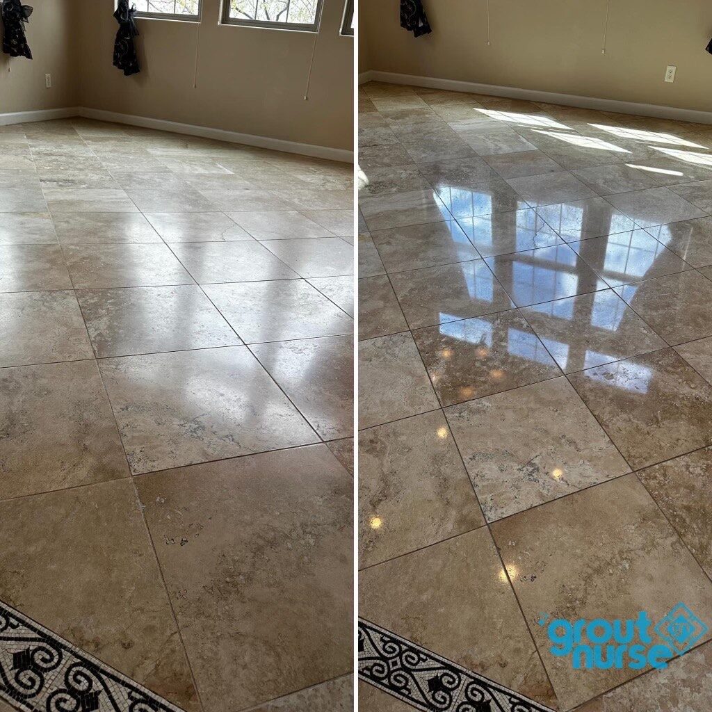 Grout company Scottsdale: Stone Captain does an amazing job on reconditioning floors.