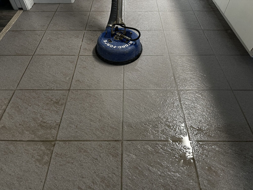 Shower tile and grout restoration in Scottsdale, Arizona.